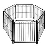 Cercado Pet Cachorro Caes Dobrável 5 Lados 69cm Preto