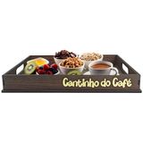 Bandeja Decorativa Para Servir Café Cantinho Do Café Na Cama