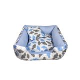 Cama Pet + Almofada P Cachorro Médio - Nuvem Azul