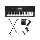 Kit Teclado Arranjador Casio Ctx800 + Acessórios