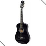 Violão Nylon Acustico Mxt 38c Bk Preto