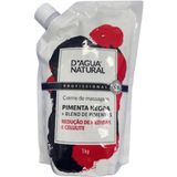 Creme Pimenta Negra Termo Ativo Sachê De 1kg D&#39;agua Natural