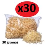 Kit 30 Sacos Palha Seca Fina Decoração Festa Junina Caipira