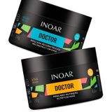 Kit Máscara Inoar Doctor Reconstrução 250g + Nutrição 250g