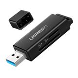 Adaptador Ugreen Cm104 Usb 3.0 Para Cartão Micro Sd E Cartão Sd Taxa De Transmissão De Até 5 Gbps Suporte Para Windows Linux Mac Os Compatível Com O