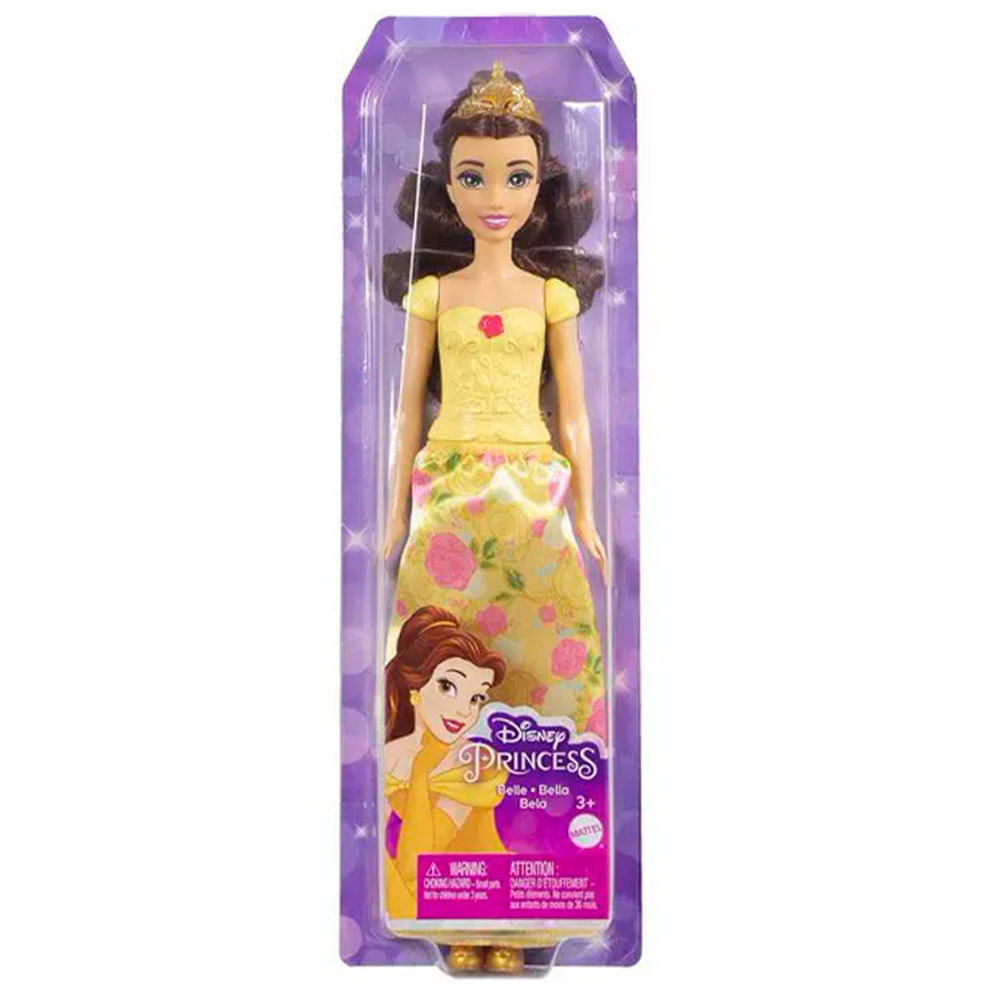 Boneca Articulada 30cm Disney Princesas Bela Mattel