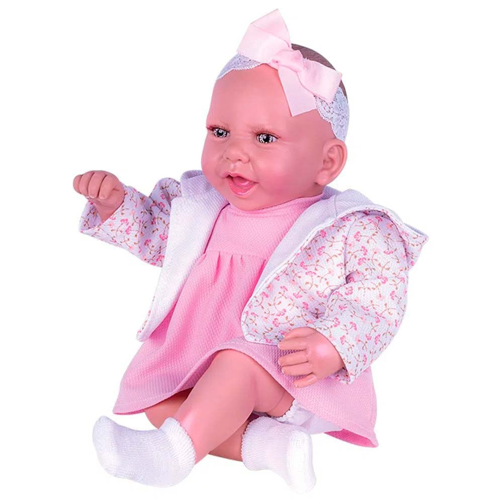 Boneca Bebe Miya Reborn Acessorios Menina Cotiplas