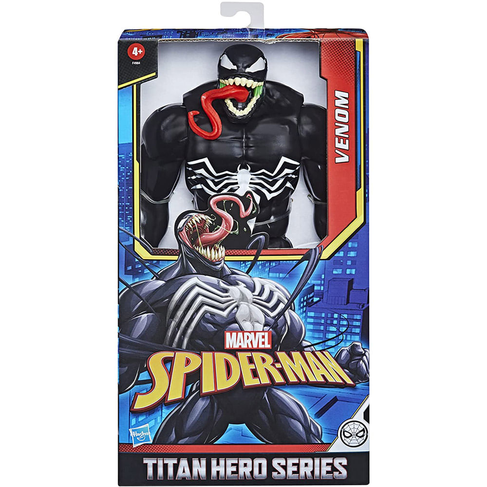 Boneco Articulado Marvel Spiderman Titan Hero Venom Hasbro