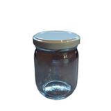 Pote De Vidro 200 Ml Com Tampa Branca  - 24 Unidades