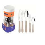 Faqueiro Leme Inox 20 Peças Tramontina - Cinza