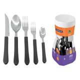 Faqueiro Leme Inox 20 Peças Tramontina - Preto