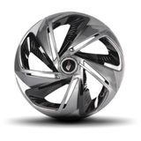 Calota Esportiva Modelo Nitro X Aro 13 Graphite Black Elitte