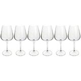Conjunto De Taças Para Vinho Branco Bohemia Ardea 450 Ml Em Cristal 6 Peças