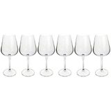 Conjunto De Taças Para Vinho Branco Bohemia Ardea 450 Ml Em Cristal 6 Peças