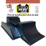 Pista Skate Park Dedo Half Duplo Glasslite Rampa Escadas