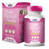 Hair Skin &amp; Nails Cabelo, Pele E Unhas Vitgold 60 Cápsulas