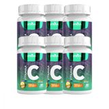 Vitamina C 100% 6 Unidades Com 60 Capsulas 500mg