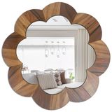 Espelho Decorativo Moldura Madeira Ddek Barrie 45 Cm