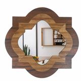 Espelho Decorativo Moldura Madeira Ddek Cambridge 65 Cm