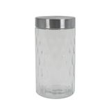 Pote Bolhas 1700ml De Vidro Com Tampa Inox Redondo - Mozcada