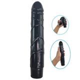 Penis Dildo Vibrador Preto 23cm Multi Velocidade Silencioso