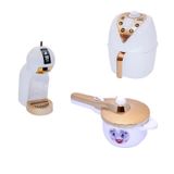 Cozinha Infantil Menina Brinquedo Kit Panela 3 Peças