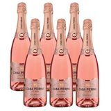 Kit 06 Unidades Espumante Casa Perini Brut Rosé 750ml