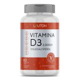 Vitamina D3 Colecalciferol 2000ui Premium Vegetariana 60 Cps
