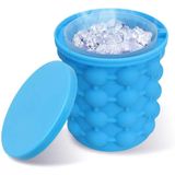 Forma De Gelo Em Silicone Mini Balde Ice Magic Cube Da Tv