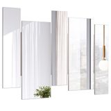 Espelho Decorativo Com Moldura Off White Isadora N01