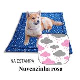 Colchonete Pet P Cães E Gatos 60x40 100% Pvc - Nuvem Rosa