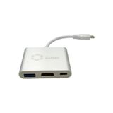 Adaptador Usb C P Notebook Com Saídas Hdmi Usb Tipo C Lt-165