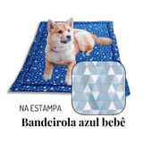 Colchonete Pet P Cães E Gatos 60x40 100% Pvc - Band. Azul