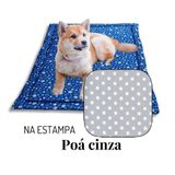 Colchonete Pet P Cães E Gatos 60x40 100% Pvc - Poá Cinza