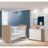 Kit Berço Mini Cama E Cômoda Sapateira Infantil Branco