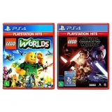 Lego Worlds + Lego Star Wars: O Despertar Da Força - Ps4