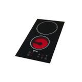 Cooktop 2q Elétrico Mesa Vitrocerâmica Touch 220V Fischer Preto