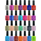 Kit 10 Esmaltes Em Gel 7.5ml D&z / Bella Rosa Unhas Uv Led