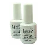 Kit Com 6 Top Coat Lirió + 6 Base Gel Lirió Unha Acrigel