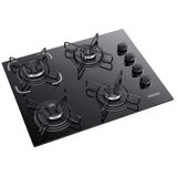 Cooktop 4 Bocas Essencial Á Gás Bivolt Itatiaia Preto Preto