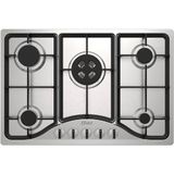 Cooktop A Gás Inox 5 Bocas Oster Semiprofissional Bivolt