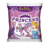 Pacote Pirulito Pop Tattoo Princess 400g Com Tatuagem Lingua