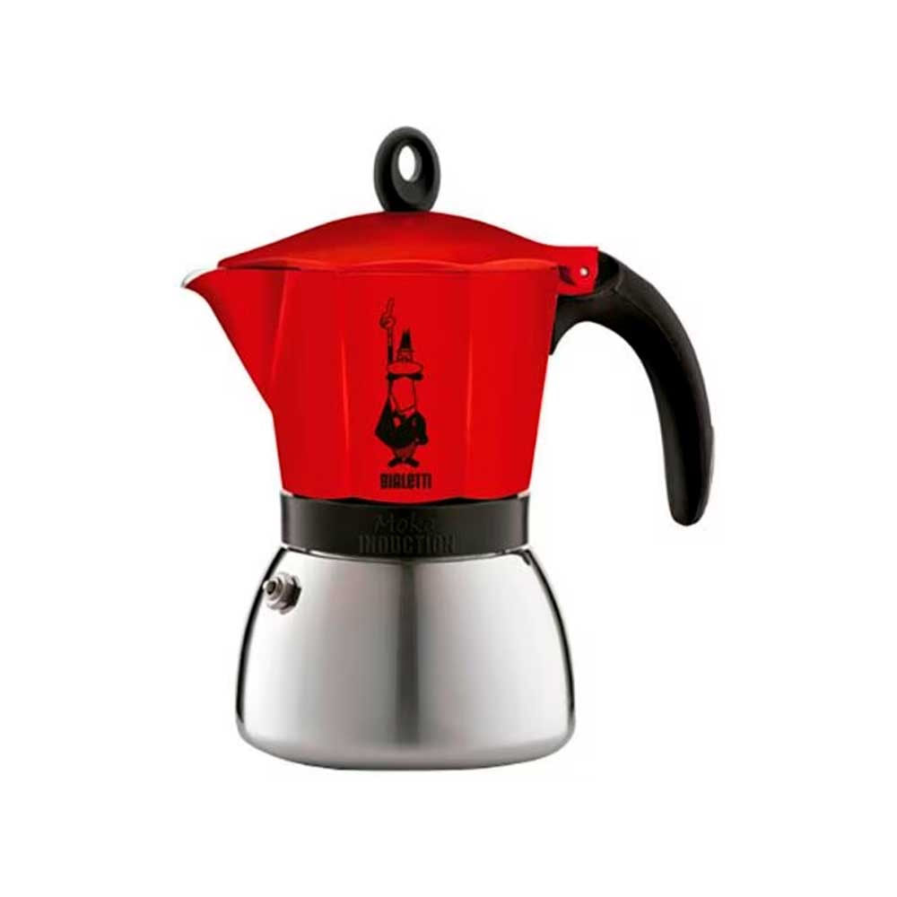 Cafeteira Italiana Bialetti Moka Induction Em Alumínio 6 Xícaras