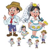 Mural Painel Parede Casal Caipira Festa Junina São João