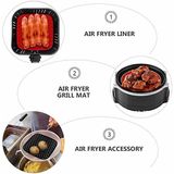 Tapete Forro Protetor Silicone P Airfryer Forno Reutilizável