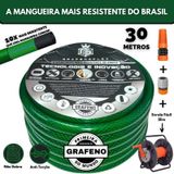 Mangueira De Jardim 30m Com Enrolador Fixo - Gf.