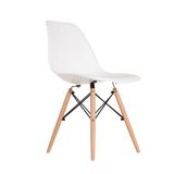 Cadeira Charles Eames Design Eiffel Moderna Branca