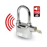Cadeado Com Alarme Antifurto Prova De Água Original Luatek