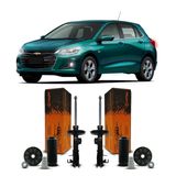 Par Amortecedores E Kit Suspensão Dianteira Onix 2019 A 2023