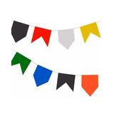 300 Metros Bandeirinha Papel Seda Festa Junina Decoração